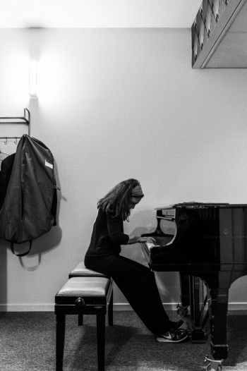 Backstage in Flagey